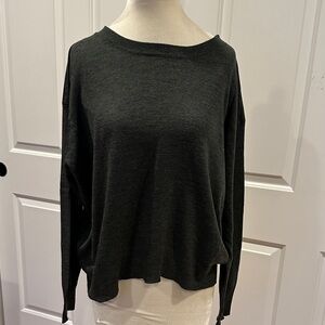 BP Dark Gray Lightweight Crew Neck Sweater